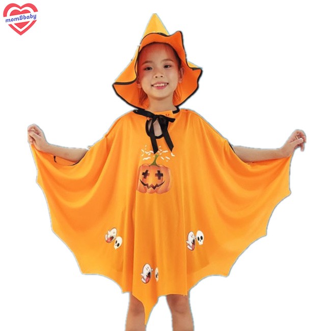 Set Đồ 2 Món Hóa Trang Quả Bí Ngô Halloween Cho Bé