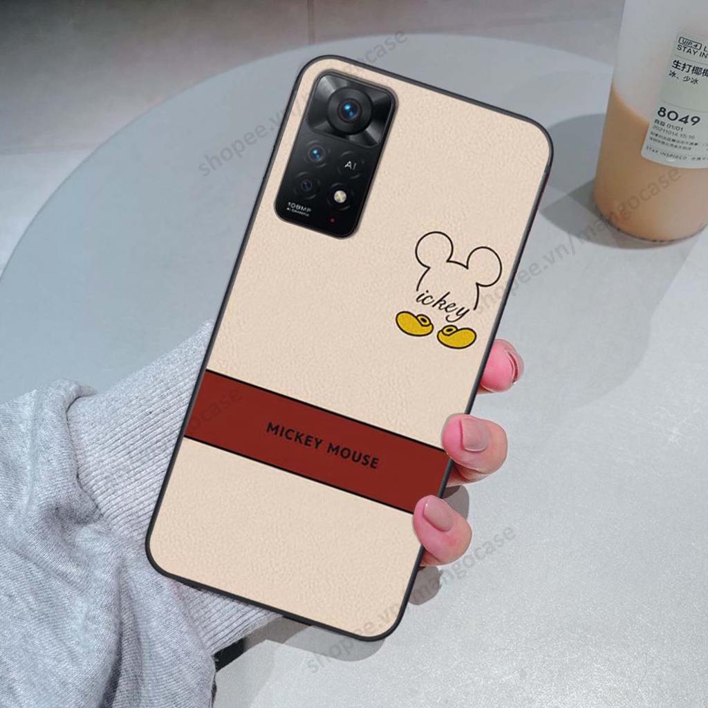 Ốp lưng Xiaomi Redmi Note 11 4G / Note 11S /Note 11 Pro 5G in hình happy nice, bé gấu đáng yêu