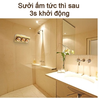 Đèn sưởi nhà tắm Jiplai Thái Lan chống chói chống bỏng tiết kiệm điện - Bảo hành 12 tháng