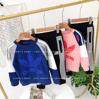 bộ nỉ adidas cho bé trai/gái
