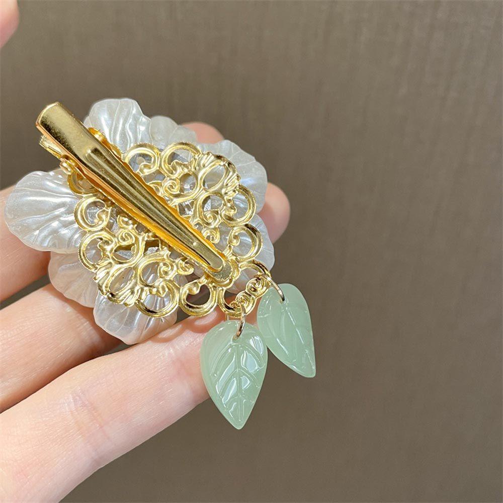 Kẹp Tóc Hình Hoa Trà Thanh Lịch WMES15H Cho Nữ