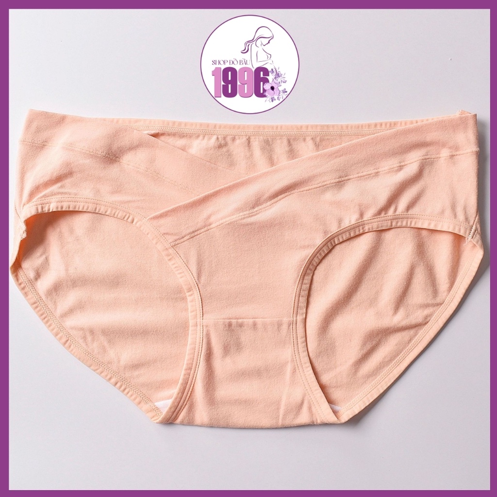 Quần lót bầu cạp chéo💖FREESHIP💖Quần lót vải cotton kháng khuẩn, đường vải ôm bụng dễ chịu 1996QL01 | BigBuy360 - bigbuy360.vn