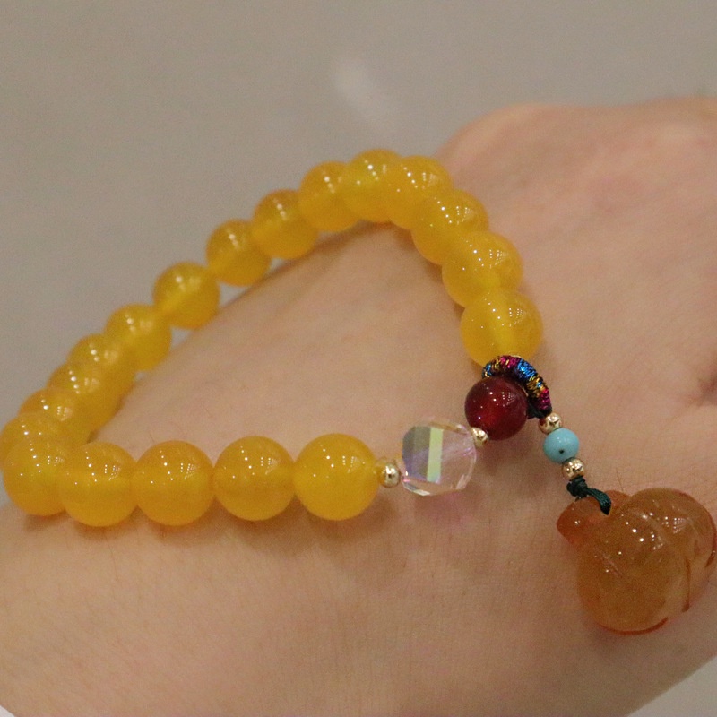 Hàng Mới Về [Hàng Mới Về] Vòng Đeo Tay Mã Não Phong Cách Mới