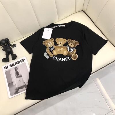 Áo phông nữ 3 con gấu nhiều màu hình in