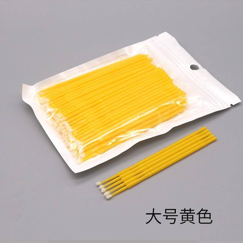 Set 100 Tăm Bông Cotton Dùng Một Lần Nối Dài Lông Mi Tiện Dụng