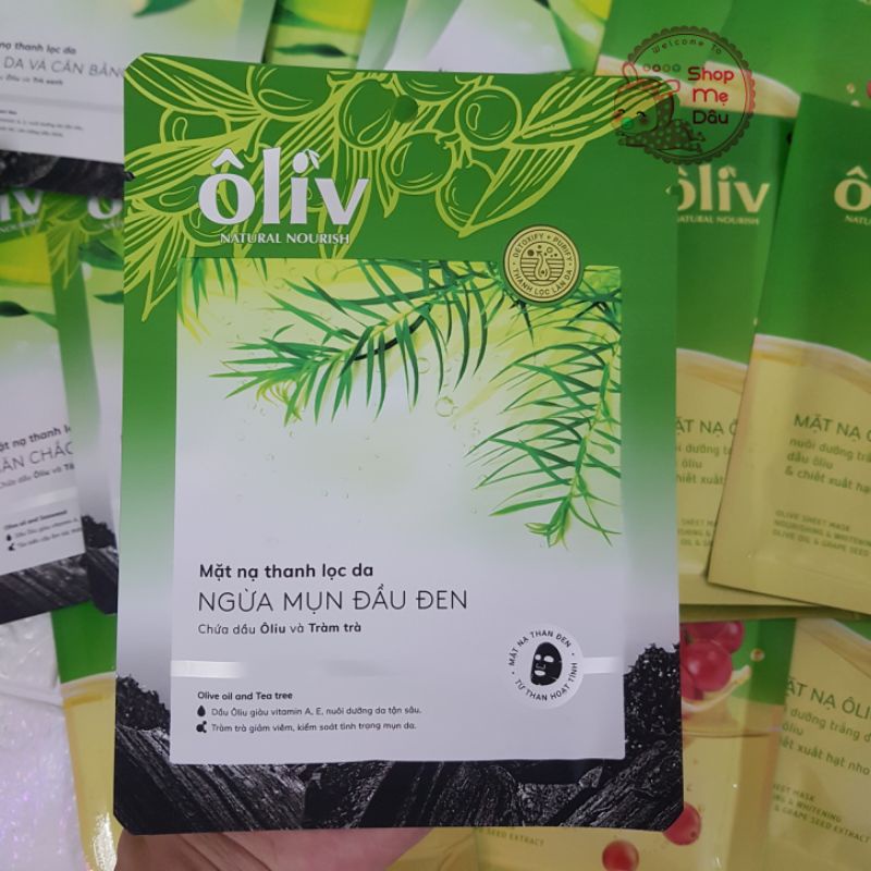 DATE T5/2024 - Mặt Nạ Dưỡng Trắng Oliv 20g (Đủ loại)