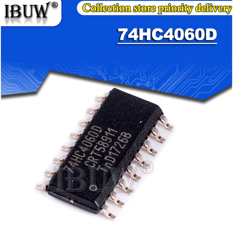 Set 10 Chip Linh Kiện Điện Tử SN74HC4060D SOP16 74HC4060D SOP16 74HC4060 SOP