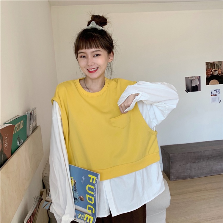 Áo len nữ dài tay cổ tròn thời trang