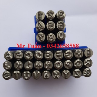 Bộ đóng số và chữ chấm bi 5mm