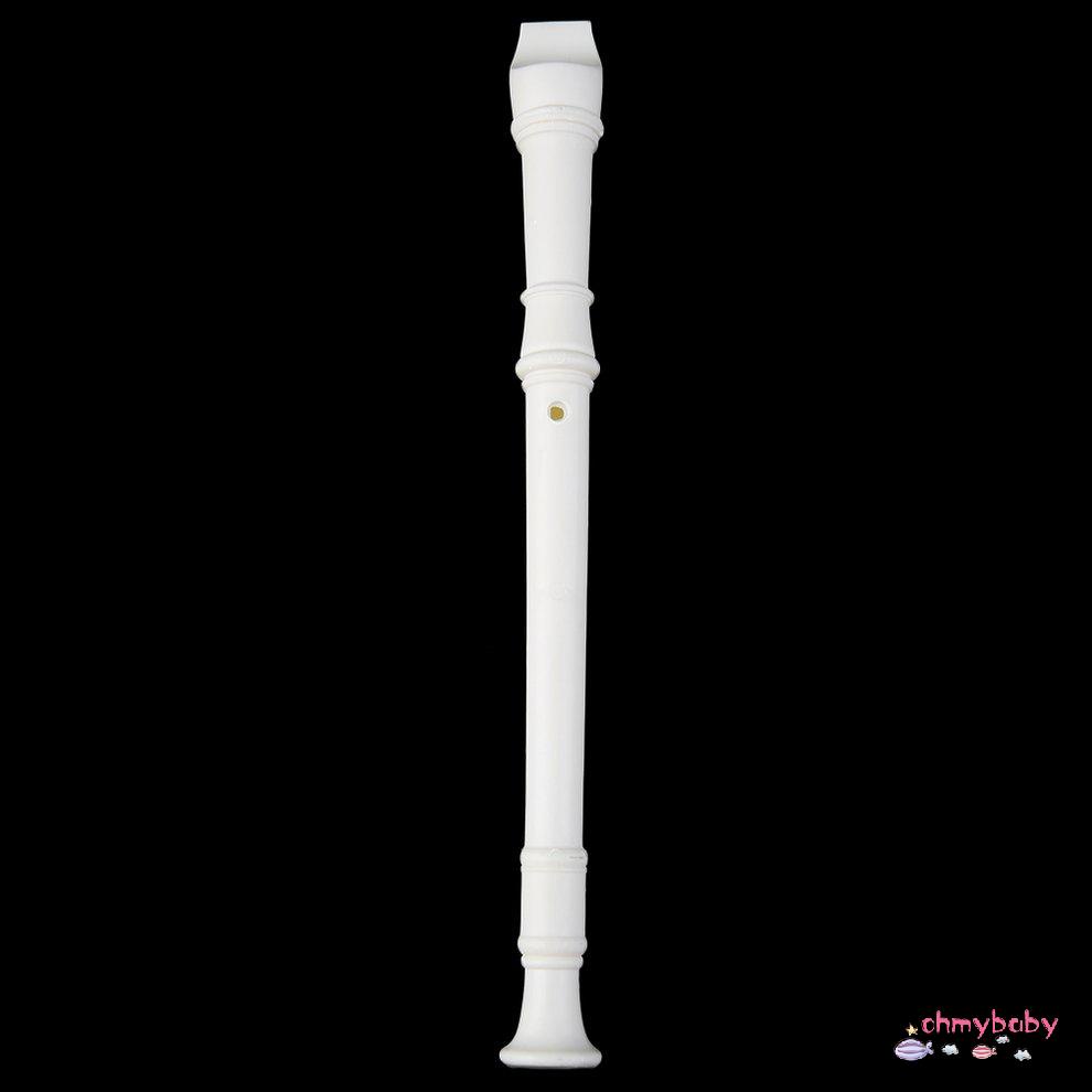 Nhạc cụ làm bằng nhựa ABS màu trắng cho trẻ em Máy ghi âm nhạc Soprano Sáo dài