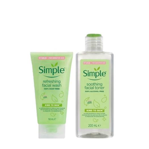 COMBO Sữa rửa mặt + Toner Simple