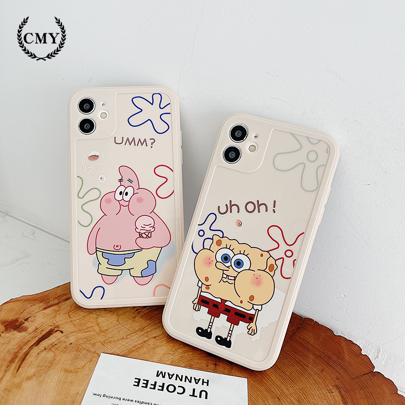 Ốp điện thoại silicon tpu in hoạt hình dễ thương cho iPhone 11 Pro Max X Xr Xs Max 7 8 Plus Se 2020 12 pro max 12 mini | BigBuy360 - bigbuy360.vn