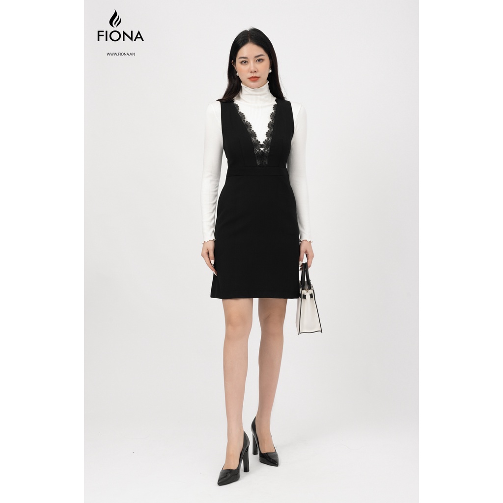 Đầm gile nữ FIONA thiết kế phối ren nữ tính F459595