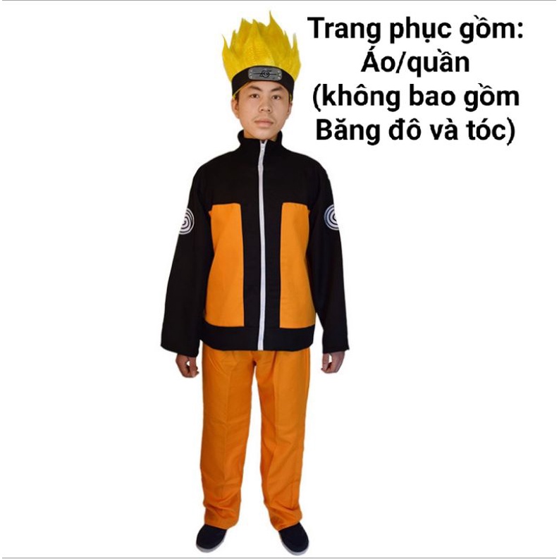 (Có sẵn) Trang phục hoá trang Naruto dành cho người lớn