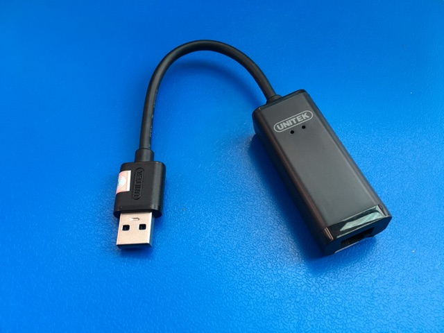 Cáp chuyển usb 3.0 sang cổng mạng, y-3470bk. usb to lan