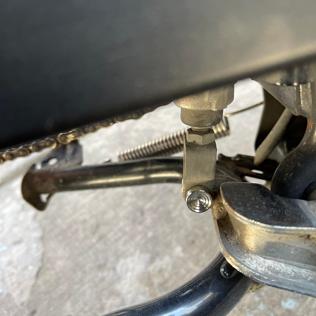 Chốt xỏ ben đạp inox 304 lắp ben đạp sau các dòng xe trên thị trường