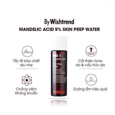 [Chính hãng] Nước dưỡng da By Wishtrend Mandelic Acid 5% Skin Prep Water 120ml