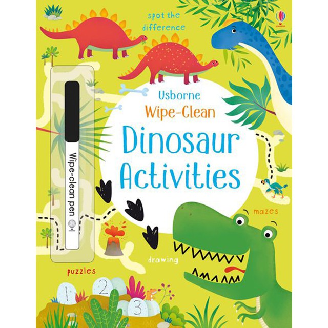 Sách - Anh: Wipe-Clean: Dinosaur Activities