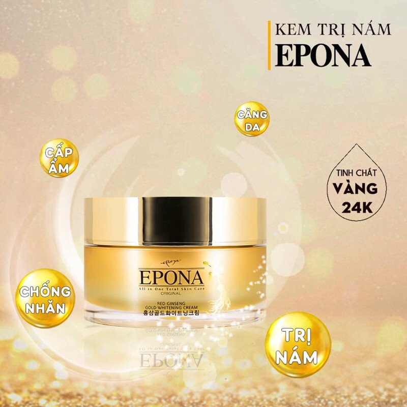 KEM DƯỠNG EPONA RED GOLD WHITENING