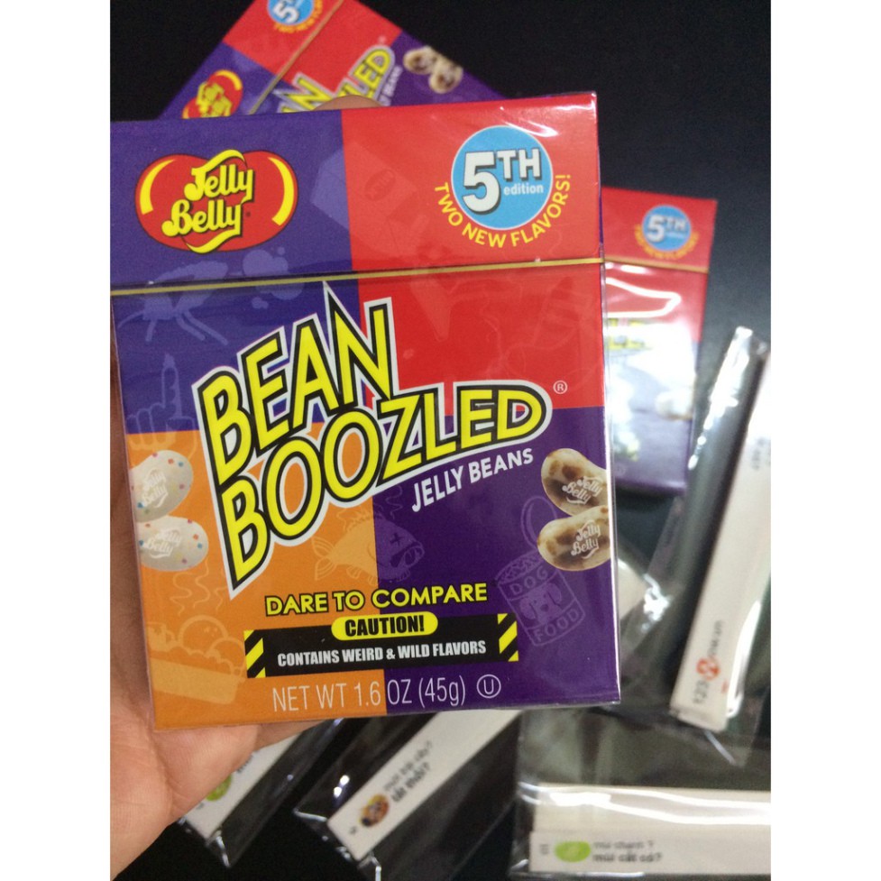 Kẹo thối Bean Boozled Jelly Beans - 45g (Phiên bản 5) - tặng voi mamut tiên lợi 4in 1
