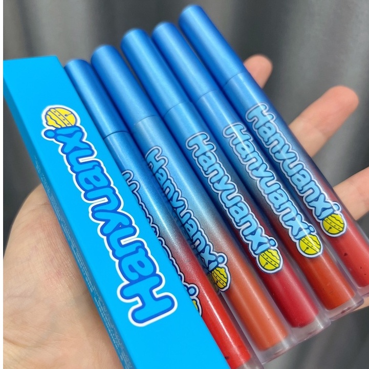 Lẻ 1 cây son Hanyuaxi xanh 6 màu