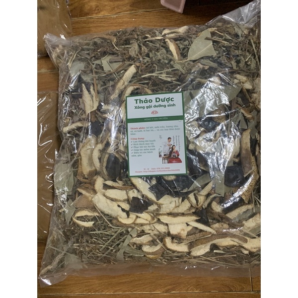 Túi 1kg Thảo dược xông gội đầu dưỡng sinh 20 vị thảo dược