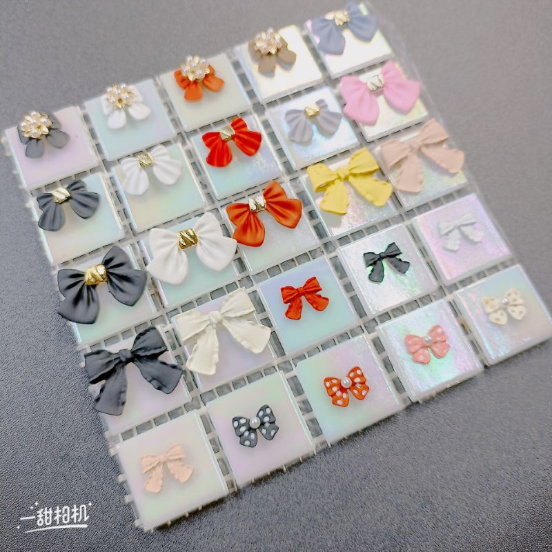 Charm nơ trang trí móng tay,charm nơ giá rẻ đủ mẫu đẹp hót