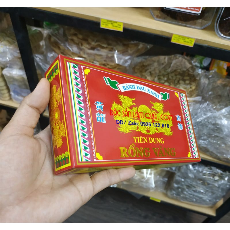 Bánh đậu xanh Tiên Dung rồng vàng