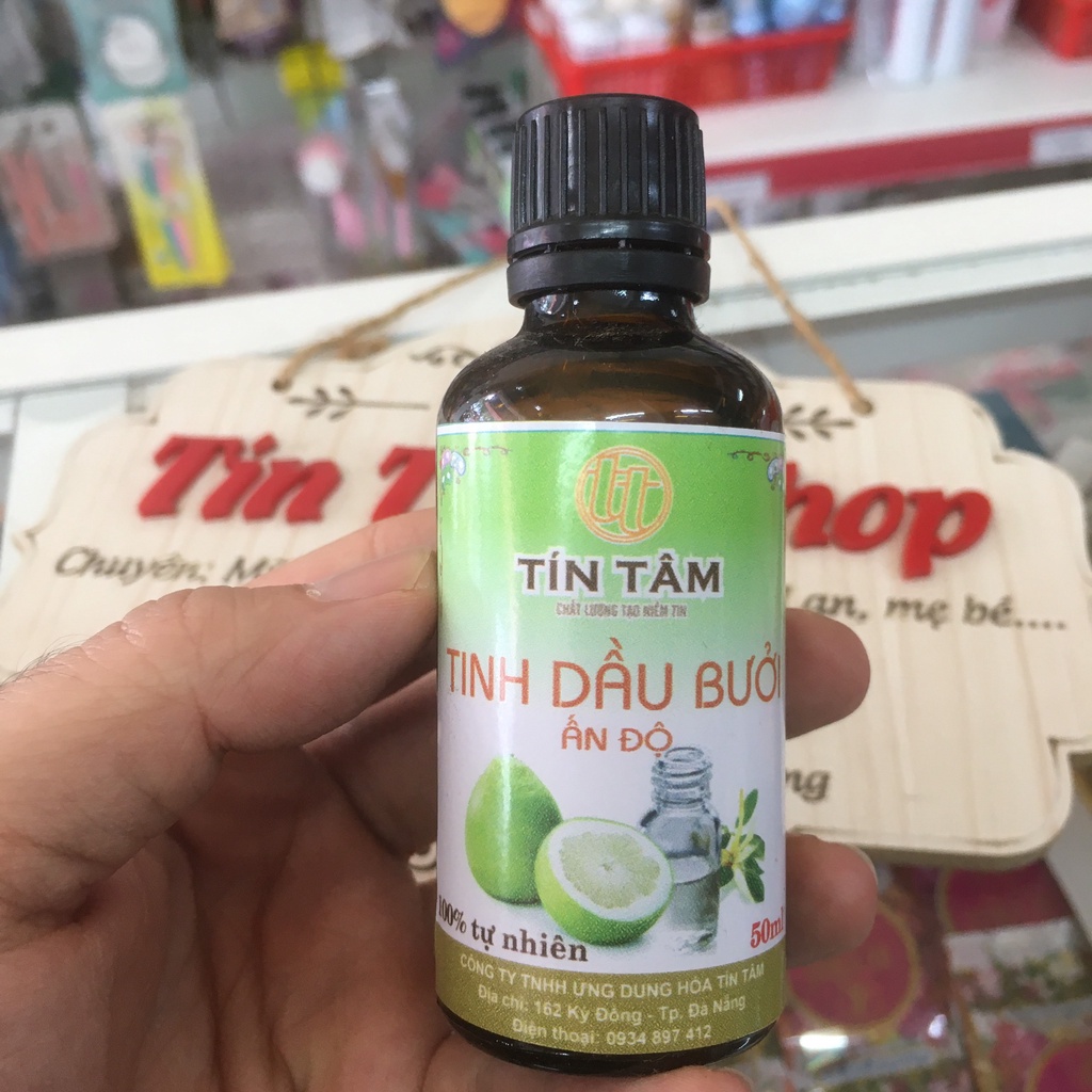 Tinh Dầu Vỏ Bưởi Ấn Độ Thiên Nhiên Nguyên Chất 50ml