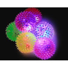 Đồ chơi chó mèo, bóng nhựa mềm phát sáng kêu chíp chíp