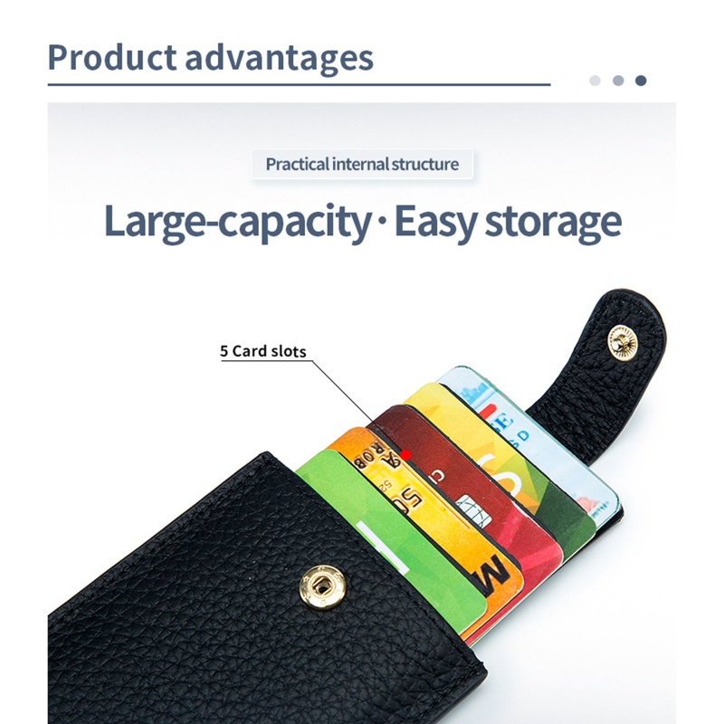 Ví Đựng Thẻ Tín Dụng Phong Cách Vintage Cho Nam Và Nữ