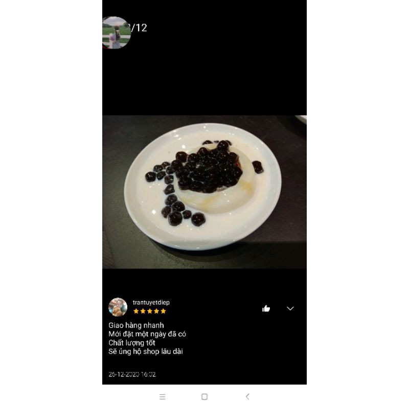 Tàu hũ trân châu đường đen + tặng kèm 3 khuôn đựng tàu hũ | BigBuy360 - bigbuy360.vn