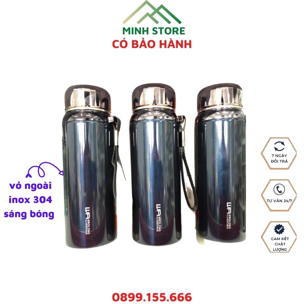 Bình giữ nhiệt cao cấp inox 1000ml bình nước giữ nhiệt