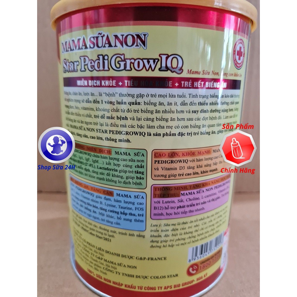 Mama Sữa Non Star Pedi Grow IQ lon 400g