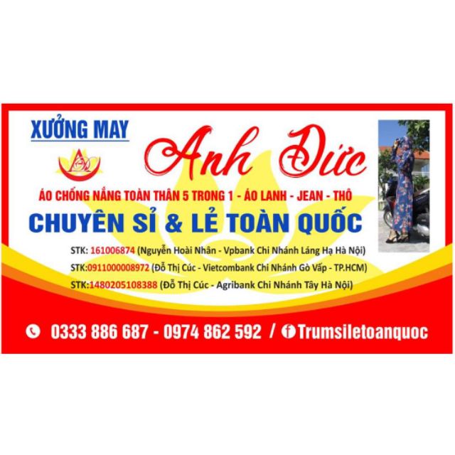 Áo chống nắng Anh Đức