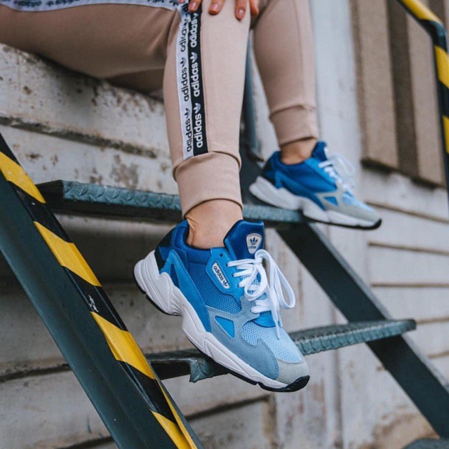 adidas falcon glow blue