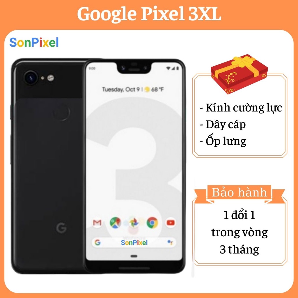 Điện Thoại Google Pixel 3 XL Chip Snapdragon 845 Ram 4G/64GB/128GB Chơi Game Tốt Chính Hãng Cũ Giá Rẻ/SON PIXEL