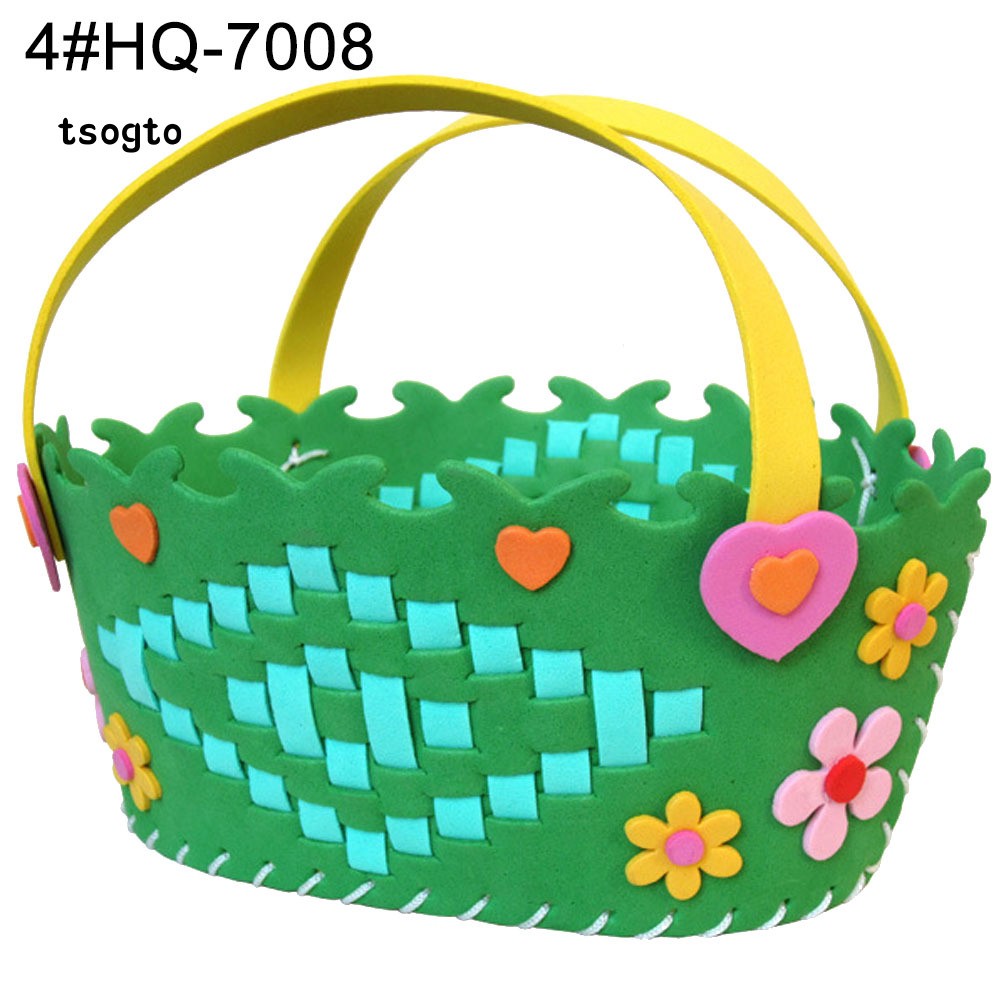 Giỏ Hoa Handmade Dễ Thương Dùng Để Đựng Đồ Chơi Cho Bé