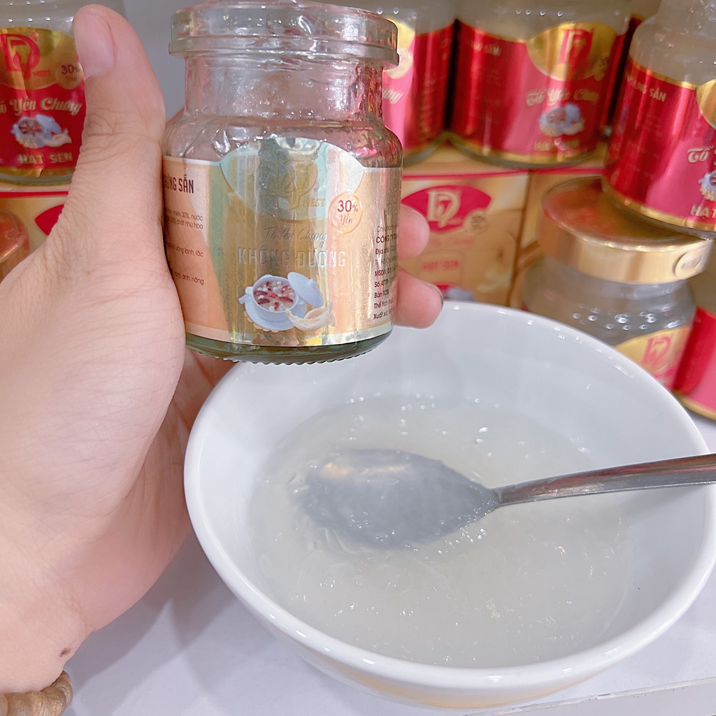 yến chưng KHÔNG ĐƯỜNG bổ dưỡng ( 30% yến ) - D7 (mua 5 tặng 1)