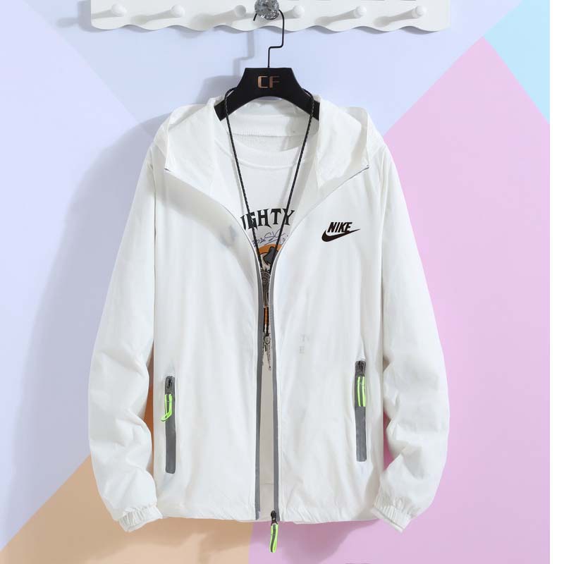 Áo khoác chống nắng có mũ trùm đầu size s-7xl phong cách thời trang mùa hè cho nam và nữ