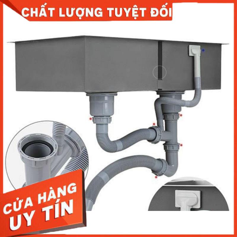 Dây xả chén 2 đầu ren,dây xả bồn chén đôi