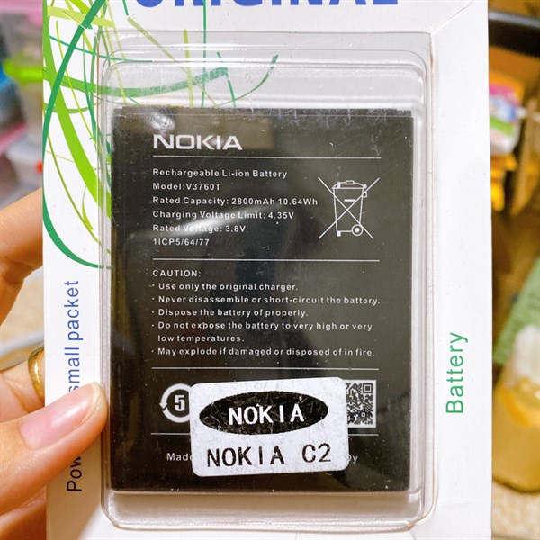 Pin Nokia C2 / V3760T