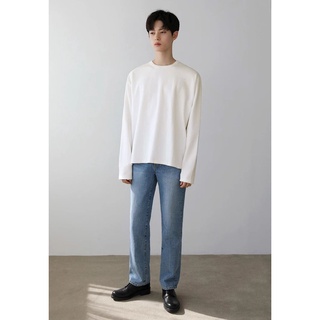 Áo thun Tay dài Sleeves WHITE Basic - Giá sỉ Unisex