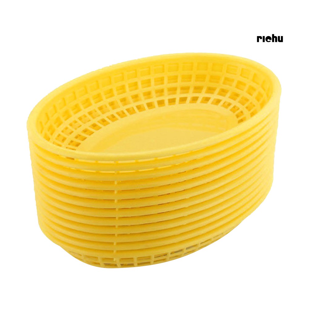 Set 6 Rổ Nhựa Đựng Khoai Tây Chiên Giúp Ráo Nước