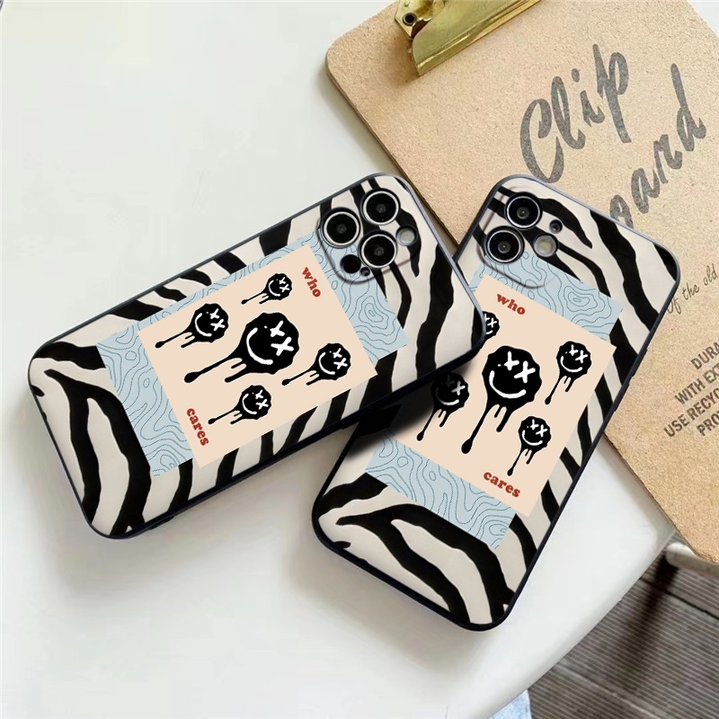 Ốp lưng iphone Who cares cạnh vuông dẻo viền vuông ip 6splus/7/7plus/8/8plus/x/xr/xs/11/12/pro/max/13promax tr298