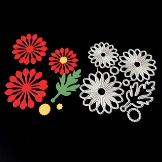 Khuôn Cắt Giấy Bằng Kim Loại Hình Hoa Lá Xinh Xắn Để Trang Trí