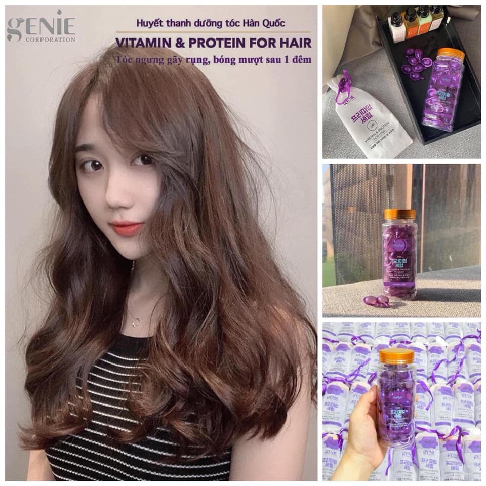 [ 1Viên] Huyết thanh dưỡng tóc Hàn Quốc VITAMIN &PROTEIN FOR HAIR