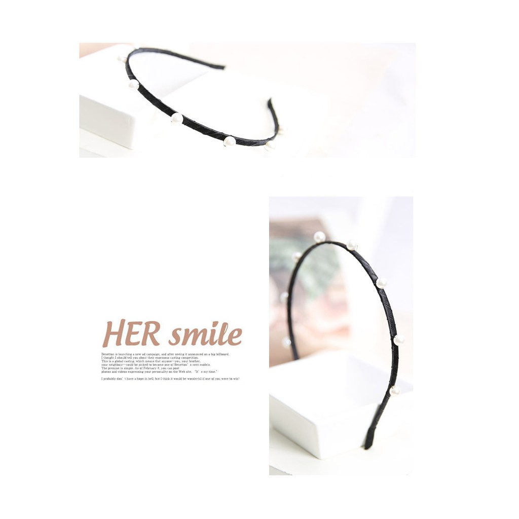 Bờm cài tóc nữ đính hạt thưa dê thương