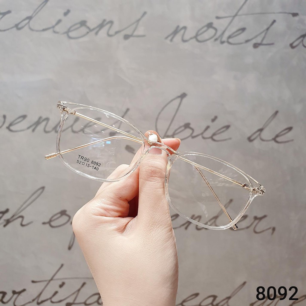 Gọng kính cận,Kính cận thời trang nam nữ 8092 Chilistore