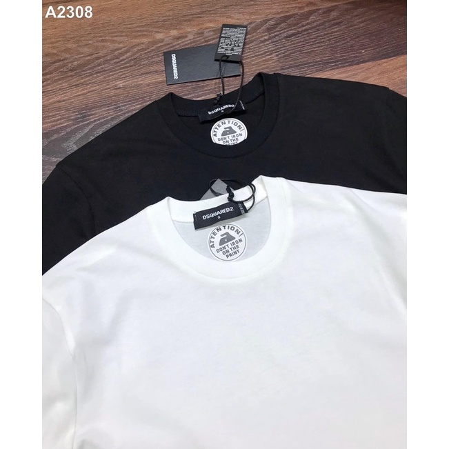 🍀HOT HOT🍀 Siêu phẩm áo phông trơn DSQ Nam nữ có sẵn Full tag tem hàng cao cấp !!